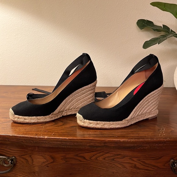 NEW Christian Louboutin Formentera Ballet Espadrille Wedges - Picture 8 of 12